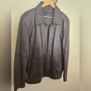 Men's Brown Leather Jacket